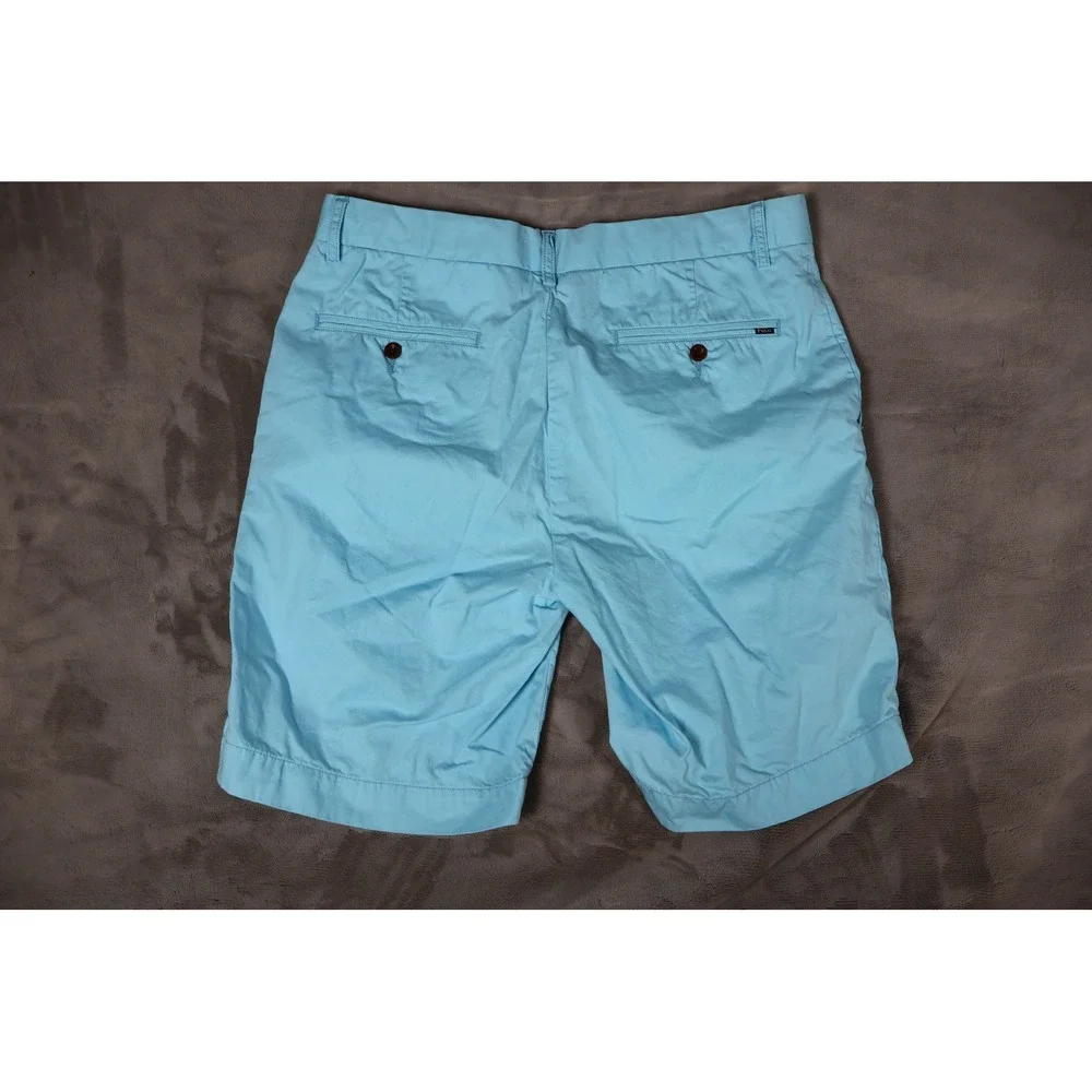 Polo Ralph Lauren Mens Classic Fit Chino Shorts Light Blue Size 32